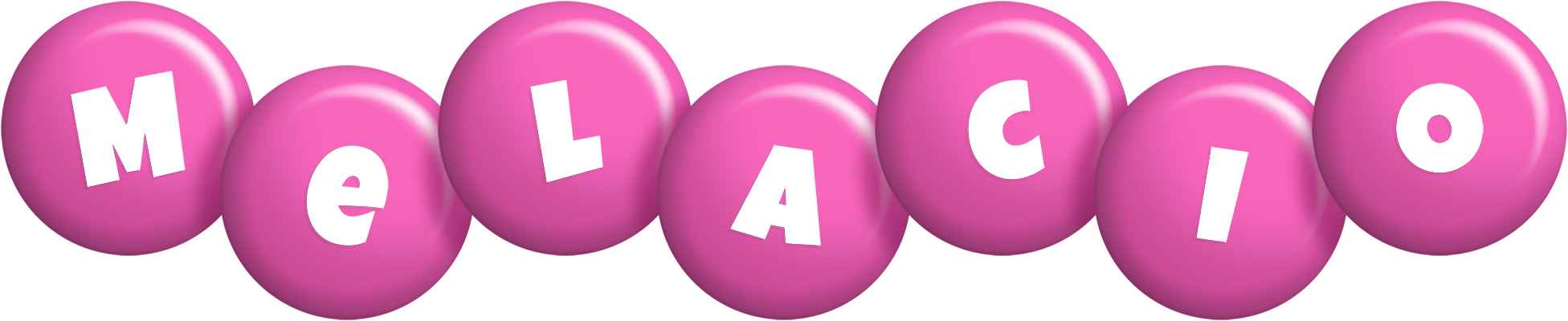Melacio candy-pink logo