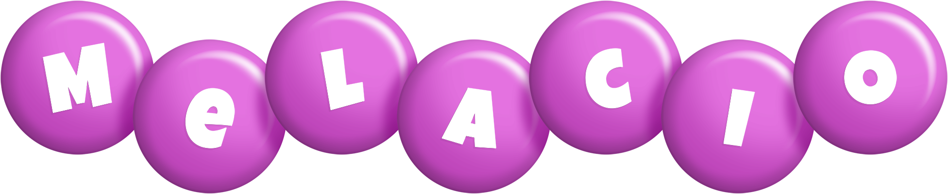 Melacio candy-purple logo