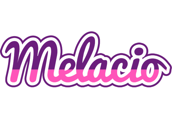 Melacio cheerful logo