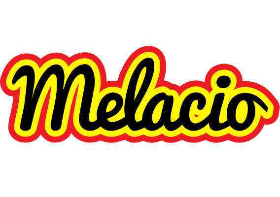 Melacio flaming logo