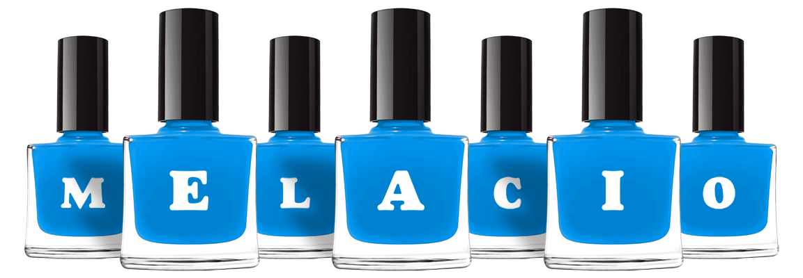 Melacio glossy logo