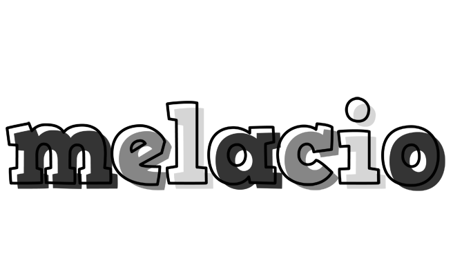 Melacio night logo