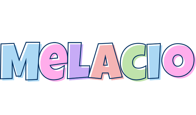 Melacio pastel logo