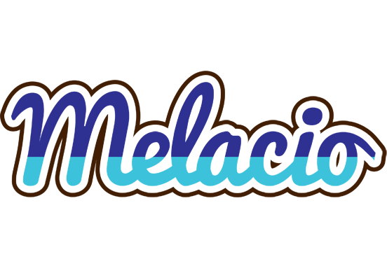 Melacio raining logo