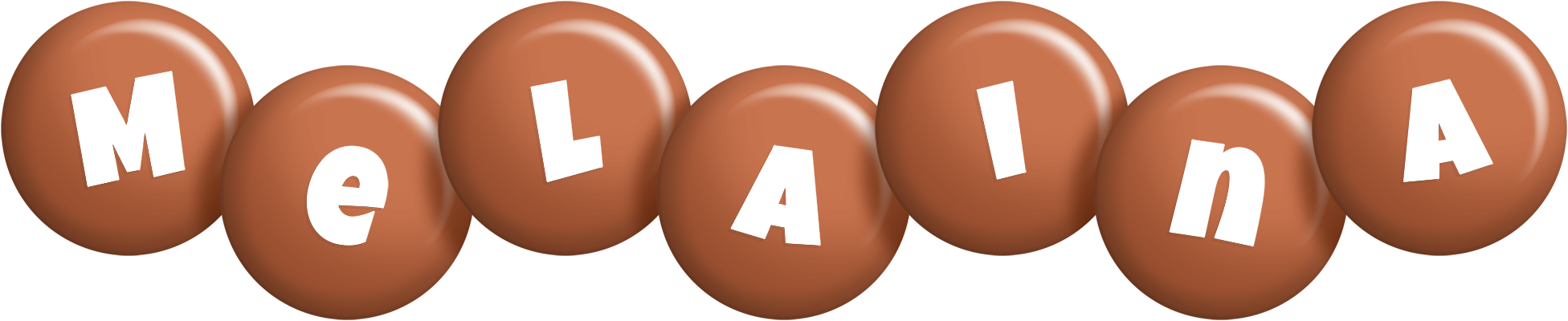 Melaina candy-brown logo