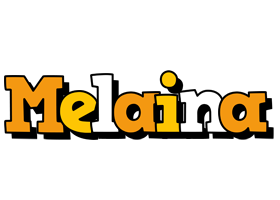 Melaina cartoon logo