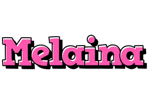 Melaina girlish logo