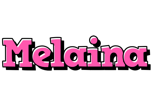 Melaina girlish logo