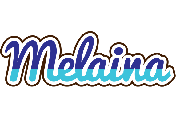 Melaina raining logo