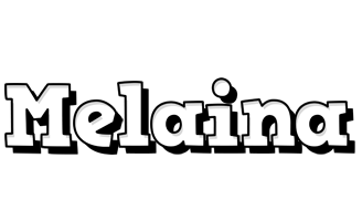 Melaina snowing logo