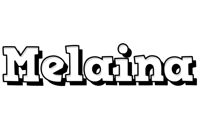 Melaina snowing logo