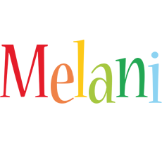 Melani birthday logo