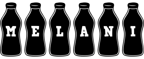 Melani bottle logo