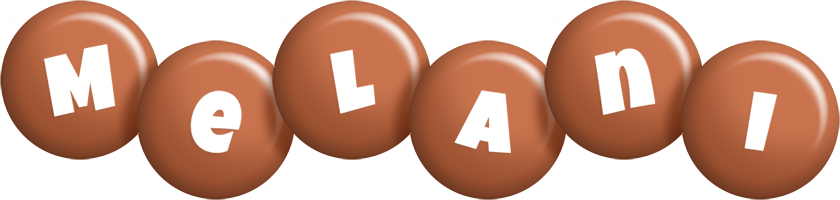 Melani candy-brown logo