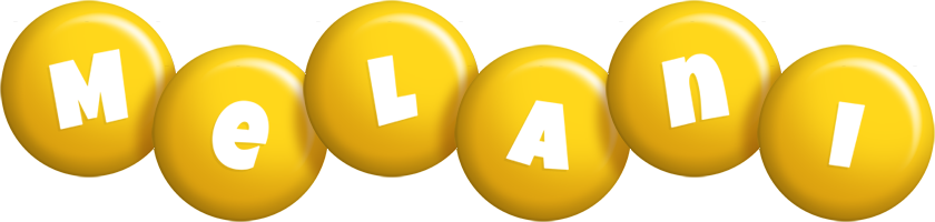 Melani candy-yellow logo