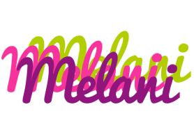 Melani flowers logo