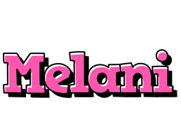 Melani girlish logo