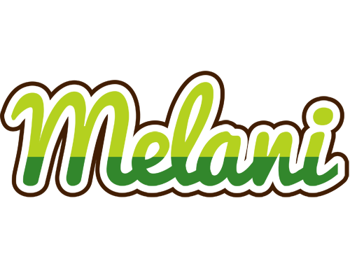 Melani golfing logo