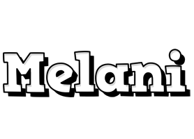 Melani snowing logo