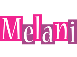Melani whine logo