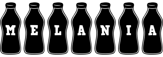 Melania bottle logo