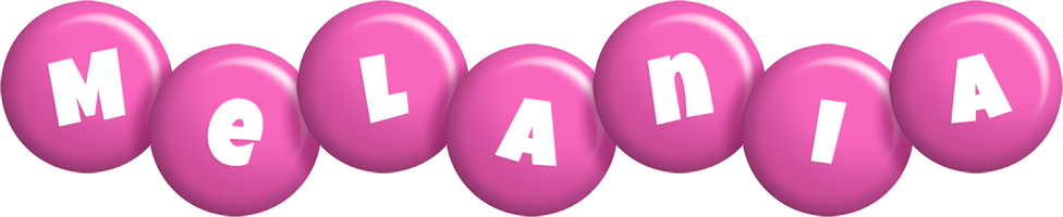 Melania candy-pink logo