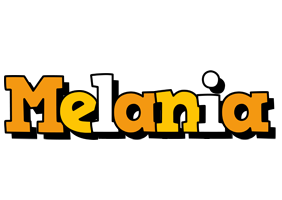 Melania cartoon logo