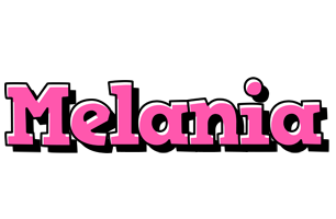 Melania girlish logo