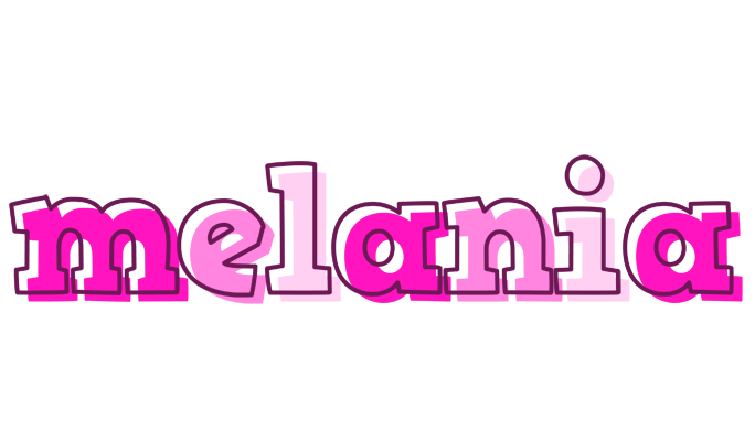 Melania hello logo