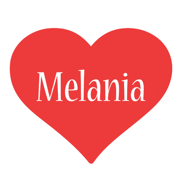 Melania love logo