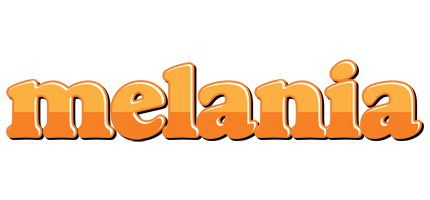 Melania orange logo