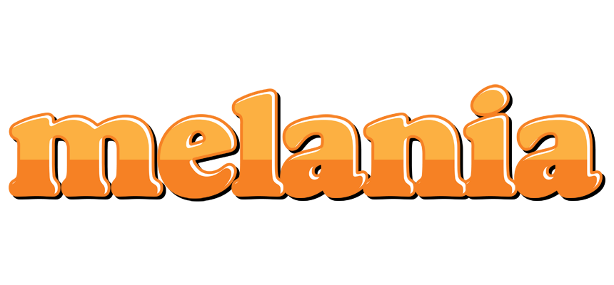 Melania orange logo