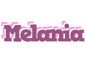 Melania relaxing logo