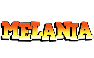 Melania sunset logo