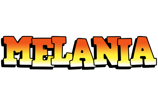 Melania sunset logo