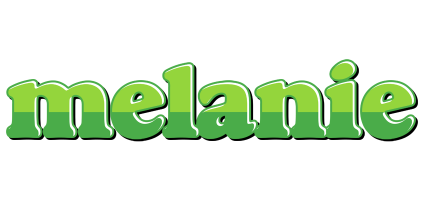 Melanie apple logo