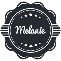 Melanie badge logo