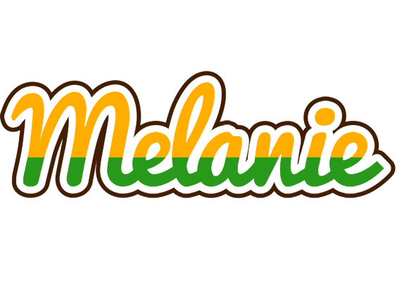 Melanie banana logo
