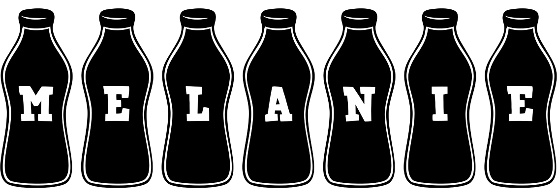 Melanie bottle logo