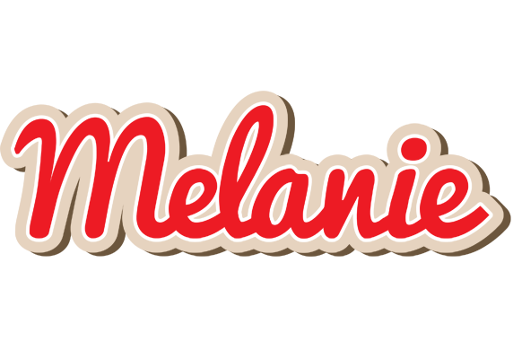 Melanie chocolate logo
