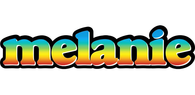 Melanie color logo