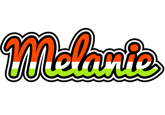 Melanie exotic logo