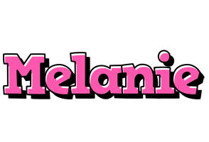 Melanie girlish logo