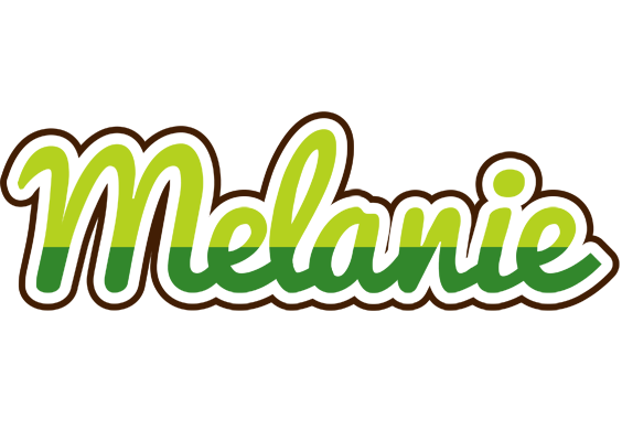 Melanie golfing logo