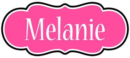 Melanie invitation logo