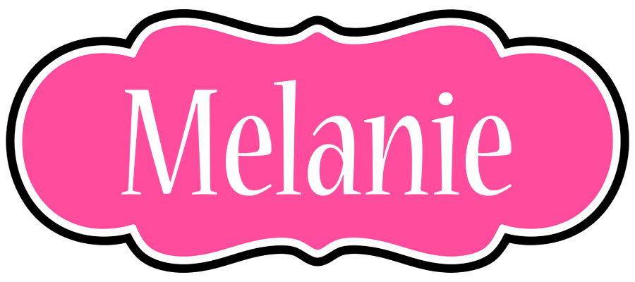 Melanie invitation logo