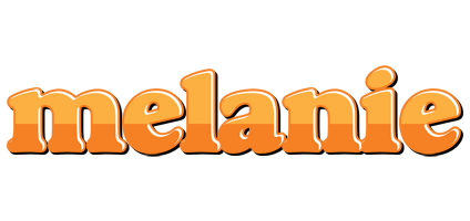 Melanie orange logo