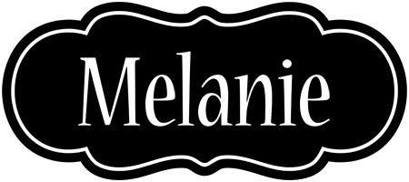 Melanie welcome logo