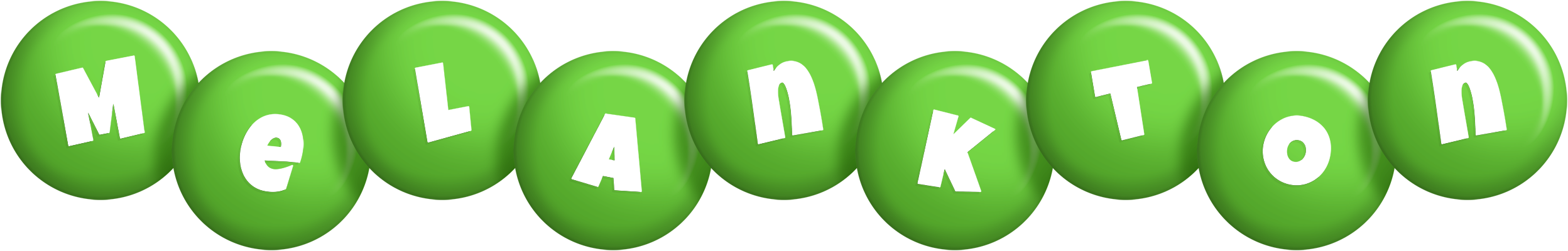 Melankton candy-green logo