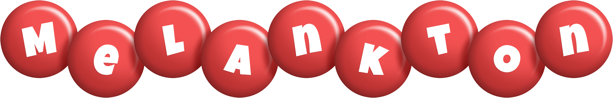 Melankton candy-red logo